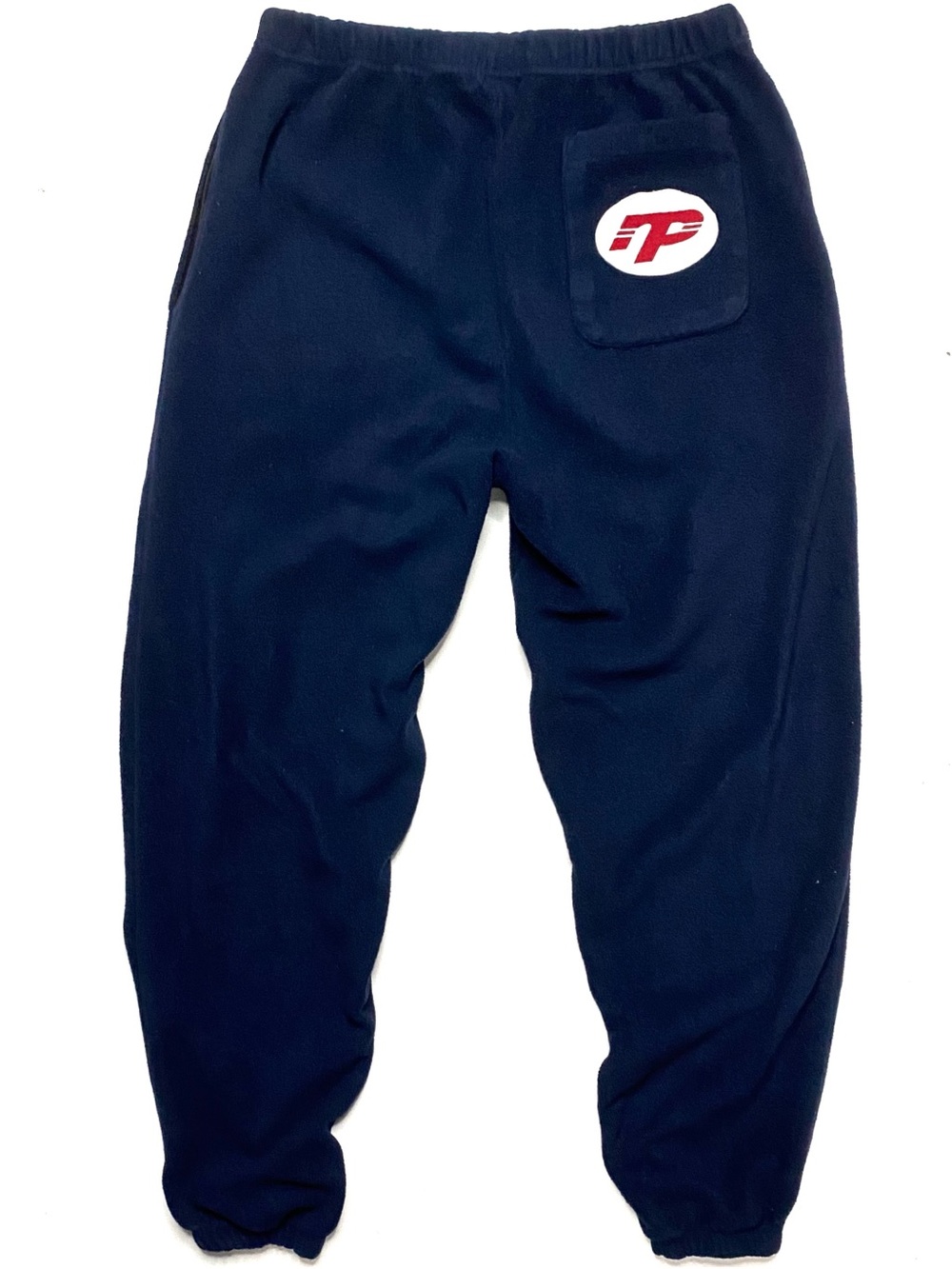 Vintage Nautica Performance Gear Men’s Navy Blue Fleece Sweatpants Made In USA L